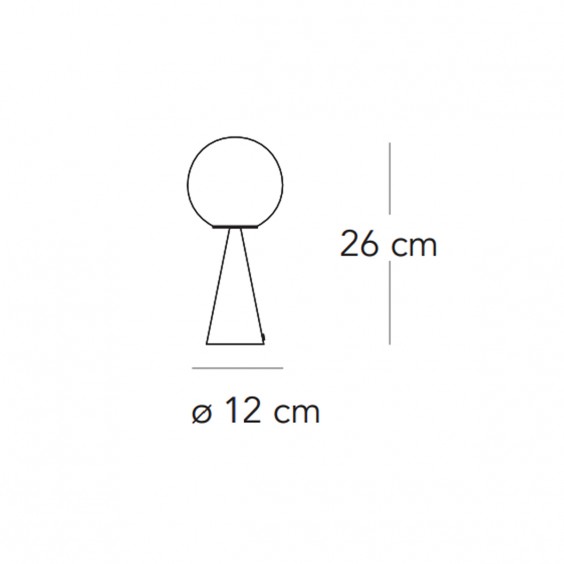 Fontana Arte Bilia mini Tischleuchte - Agof Store