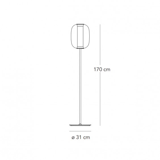 Meridiano lampada da terra FontanaArte - Agof Store