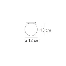 Pallina lampada da parete soffitto FontanaArte - Agof Store Pallina lampada da parete soffitto FontanaArte - Agof Store