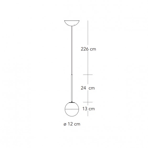 Fontana Arte Pallina pendant lamp - Agof Store