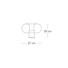 Fontanella lampada da tavolo FontanaArte - Agof Store Fontanella lampada da tavolo FontanaArte - Agof Store