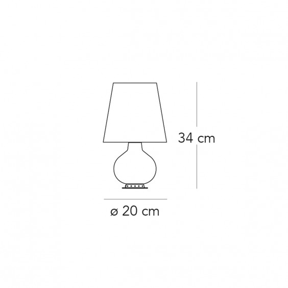 Fontana 1853 lampada da tavolo FontanaArte - Agof Store