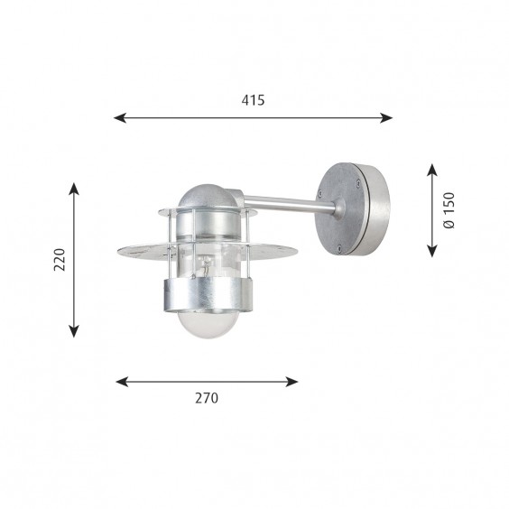 Louis Poulsen Albertslund outdoor wall lamp - Agof Store