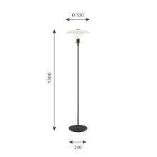 PH 3 1/2-2 1/2 Lampada da terra Louis Poulsen - Agof Store