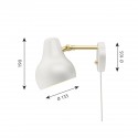 VL38 Lampada da parete Louis Poulsen - Agof Store