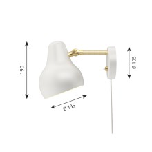 Louis Poulsen VL38 Wandleuchte - Agof Store