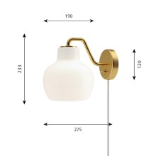 Louis Poulsen VL Ring Crown wall lamp - Agof Store Louis Poulsen VL Ring Crown wall lamp - Agof Store