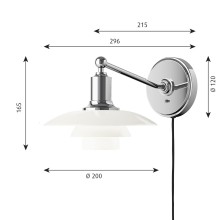 Louis Poulsen PH 2/1 wall lamp - Agof Store