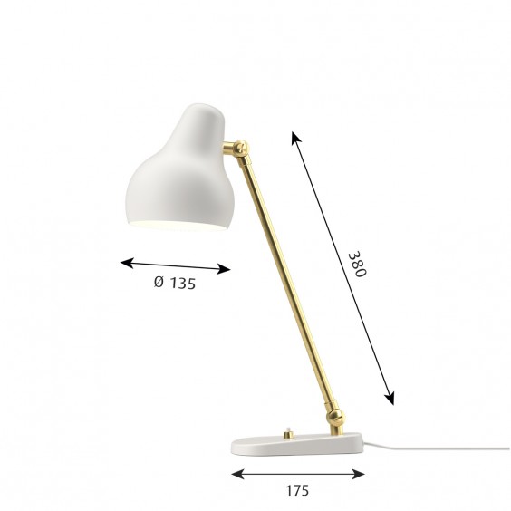 Louis Poulsen VL38 Tischleuchte - Agof Store