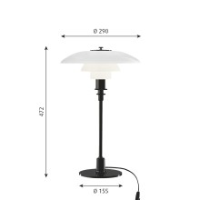 Louis Poulsen PH 3/2 table lamp - Agof Store Louis Poulsen PH 3/2 table lamp - Agof Store