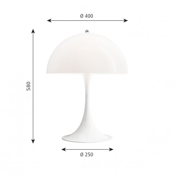 Panthella Lampada da tavolo Louis Poulsen - Agof Store