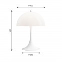 Louis Poulsen Panthella table lamp - Agof Store