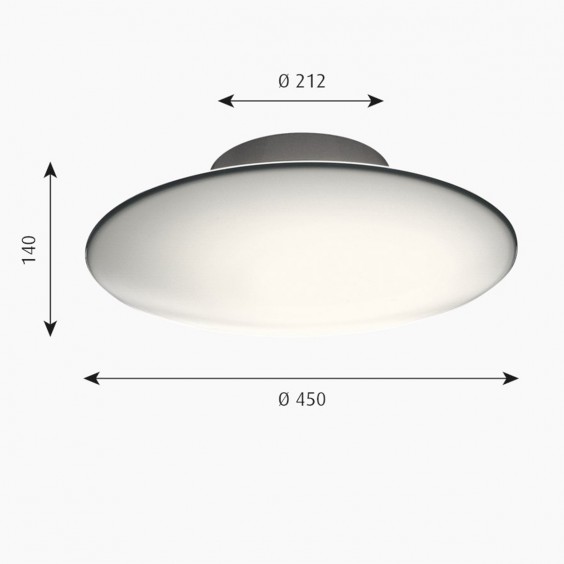 Louis Poulsen AJ Eklipta 45 Led Wand- Deckenleuchte - Agof Store