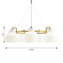 VL Ring Crown 7 Lampada a sospensione Louis Poulsen - Agof Store