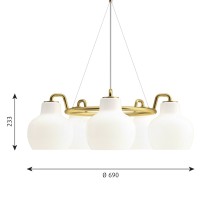 Louis Poulsen VL Ring Crown 5 Pendelleuchte - Agof Store