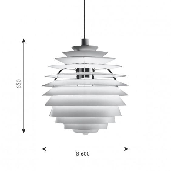 Louis Poulsen PH Louvre pendant lamp - Agof Store