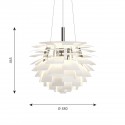 PH Artichoke LED Lampada a sospensione Louis Poulsen - Agof Store
