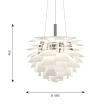 PH Artichoke LED Lampada a sospensione Louis Poulsen - Agof Store