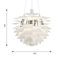PH Artichoke LED Lampada a sospensione Louis Poulsen - Agof Store