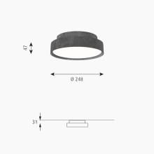 Louis Poulsen LP Slim Round wall ceiling lamp - Agof Store Louis Poulsen LP Slim Round wall ceiling lamp - Agof Store