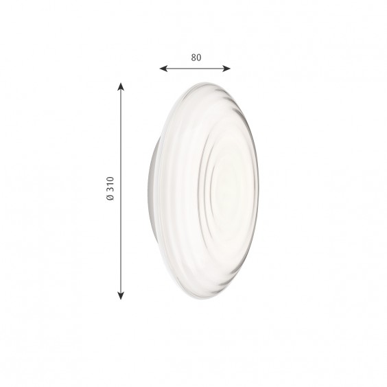 Ripls Lampada da parete soffitto Louis Poulsen - Agof Store