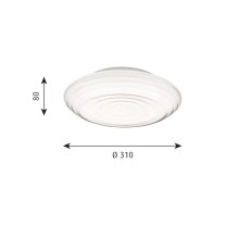 Louis Poulsen Ripls wall ceiling lamp - Agof Store