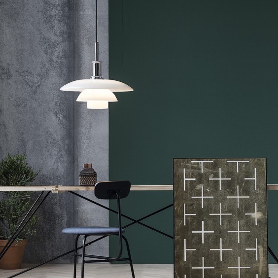 Louis Poulsen PH 4 1/2-4 Glass Pendelleuchte - Agof Store
