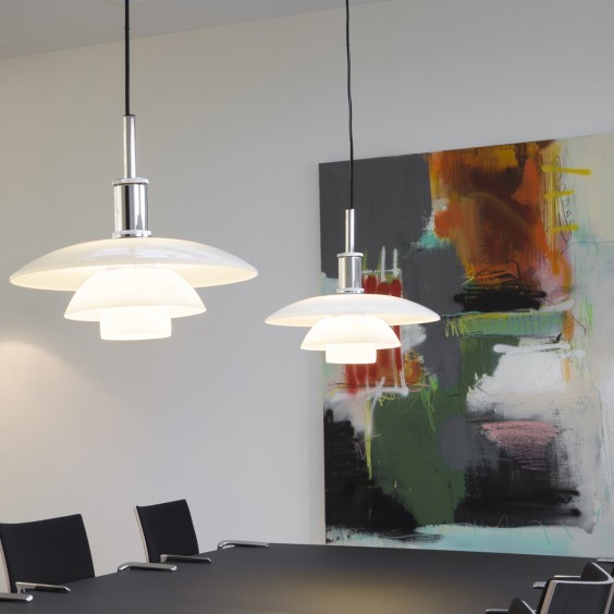 Louis Poulsen PH 4 1/2-4 Glass Pendelleuchte - Agof Store