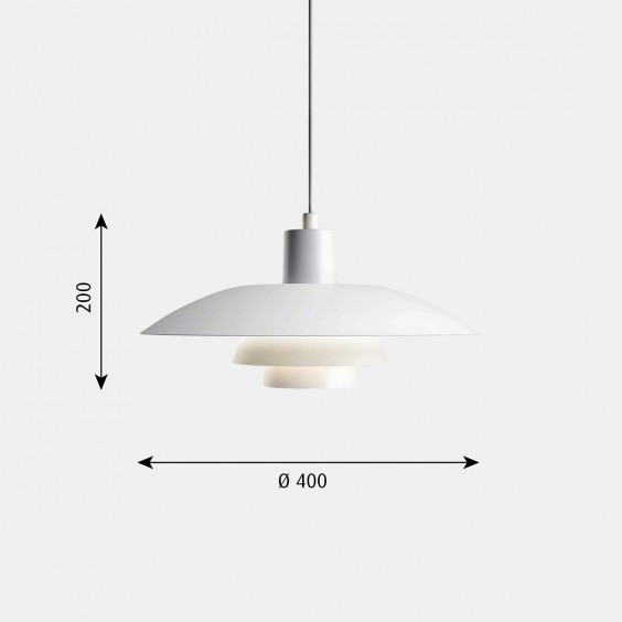 Louis Poulsen PH 4/3 Pendelleuchte - Agof Store