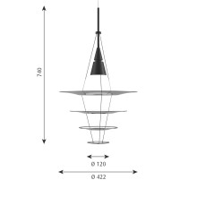 Louis Poulsen Enigma pendant lamp - Agof Store