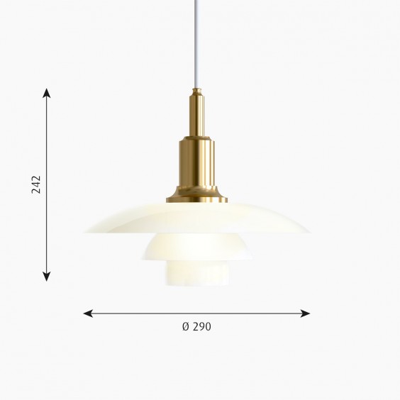 PH 3/2 Lampada a sospensione Louis Poulsen - Agof Store