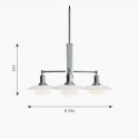 PH 2/1 Rigida Lampada a sospensione Louis Poulsen - Agof Store