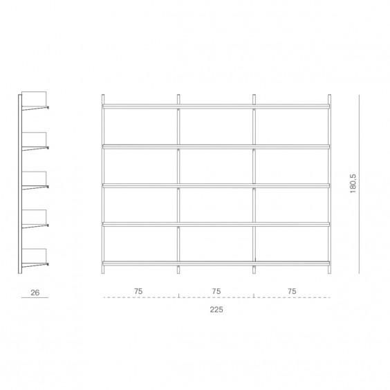 Pallucco Continua 031 Bookshelf - Agof Store