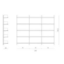 Pallucco Continua 031 Bookshelf - Agof Store