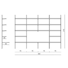 Pallucco Continua 060 Bookshelf - Agof Store
