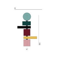 Pallucco Totem 90 Wall Lamp - Agof Store Pallucco Totem 90 Wall Lamp - Agof Store