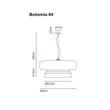Bohemia 84 LED Lampada a sospensione Marset - Agof Store