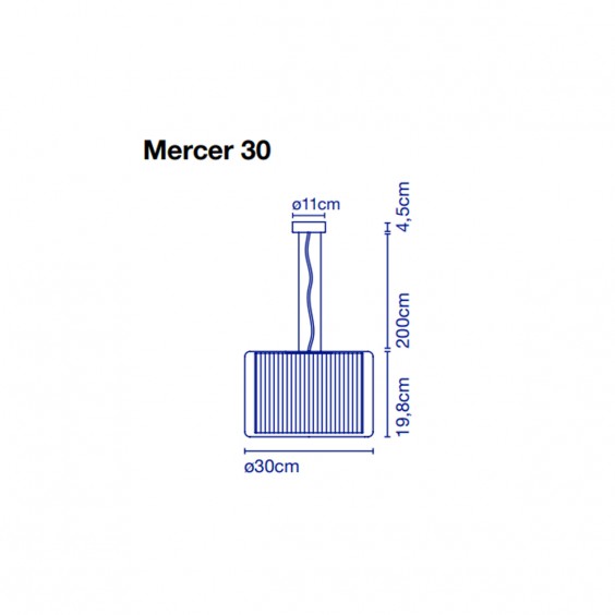 Mercer Lampada a sospensione Marset - Agof Store