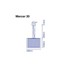 Mercer Lampada a sospensione Marset - Agof Store