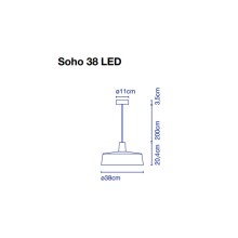 Soho Lampada a sospensione Marset - Agof Store