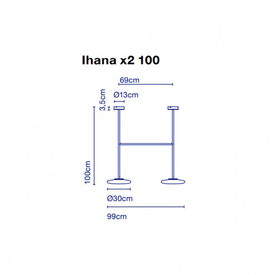 Marset Ihana X2 Deckenleuchte - Agof Store