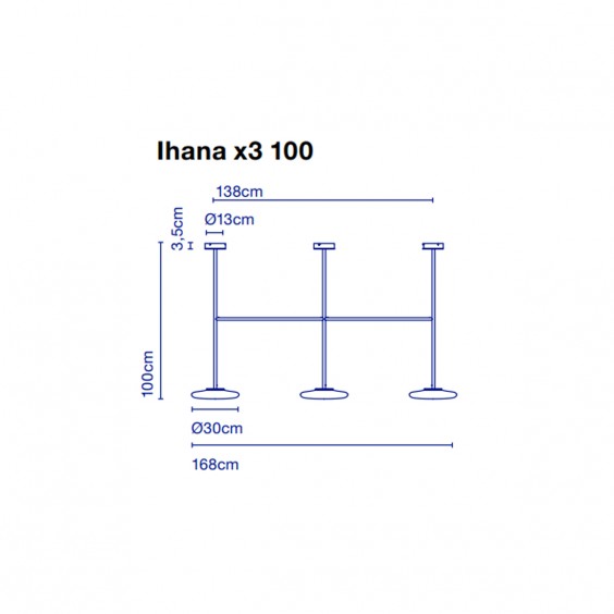 Marset Ihana X3 Deckenleuchte - Agof Store