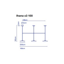Marset Ihana X3 Deckenleuchte - Agof Store
