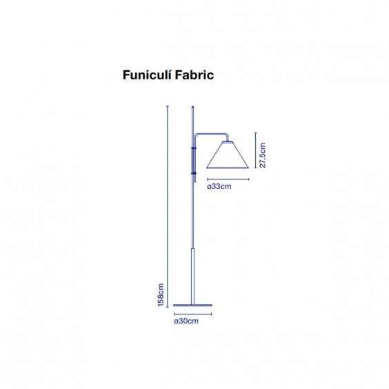 Marset Funiculí Fabric Stehleuchte - Agof Store