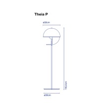 Theia P Lampada da terra Marset - Agof Store Theia P Lampada da terra Marset - Agof Store