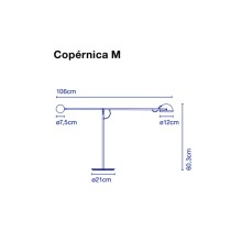 Marset Copérnica M table lamp - Agof Store Marset Copérnica M table lamp - Agof Store