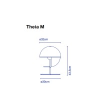Theia M Lampada da tavolo Marset - Agof Store Theia M Lampada da tavolo Marset - Agof Store