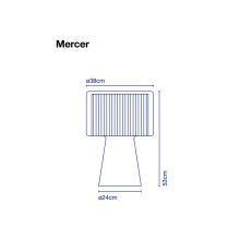 Marset Mercer Tischleuchte - Agof Store Marset Mercer Tischleuchte - Agof Store