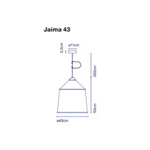 Jaima Lampada a sospensione outdoor Marset - Agof Store