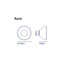 Marset Aura wall lamp - Agof Store